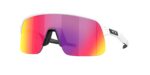SPORT ανδρικά γυαλια ηλιου OAKLEY OO9496 949606 Sutro Lite S με λευκό ματ κοκάλινο σκελετό και Prizm Road φακούς.