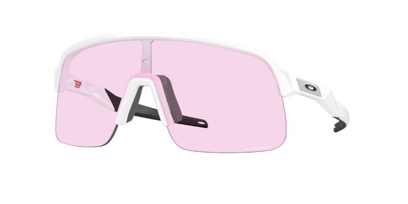 SPORT ανδρικά γυαλια ηλιου OAKLEY OO9496 949608 Sutro Lite S με λευκό ματ κοκάλινο σκελετό και ροζ Prizm Low Light φακούς.
