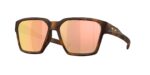 SPORT ανδρικά γυαλιά ηλίου OAKLEY OO9497 949706 Briza με ματ σκελετό ταρταρούγα και ροζ χρυσούς Prizm φακούς καθρέπτες.
