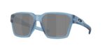 SPORT ανδρικά γυαλιά ηλίου OAKLEY OO9497 949708 Briza με ματ διαφανή γκρι κοκάλινο σκελετό και μαύρους Prizm φακούς.