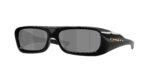 SPORT ανδρικά γυαλιά ηλίου OAKLEY OO9520 952001 Permian με μαύρο γυαλιστερό κοκάλινο σκελετό και μαύρους Prizm φακούς.