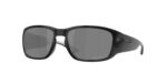 SPORT ανδρικά γυαλιά ηλίου OAKLEY OO9521 952107 Tourniquet με μαύρο ημιδιάφανο κοκάλινο σκελετό και μαύρους πολωτικούς Prizm φακούς.