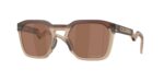 SPORT ανδρικά γυαλιά ηλίου OAKLEY OO9533 953303 Hstn sq με ματ καφέ rootbeer σκελετό O_matter και Prizm μπεζ φακούς.