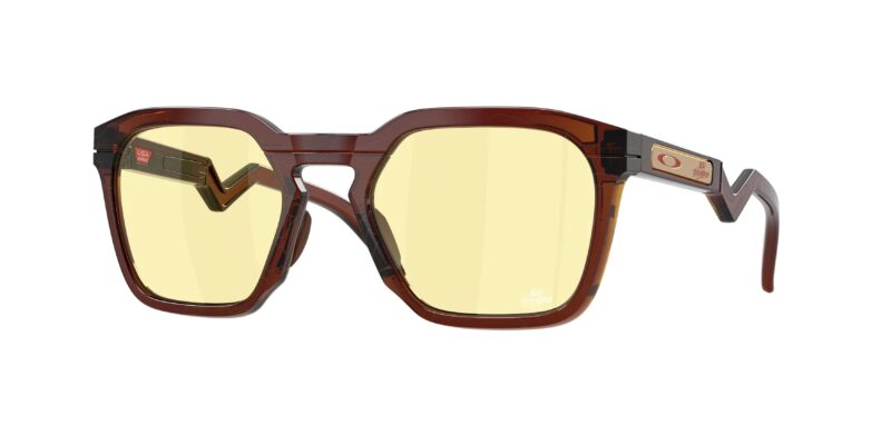 SPORT ανδρικά γυαλιά ηλίου OAKLEY OO9533 953310 Hstn sq με σκούρο κεχριμπαρένιο σκελετό O_matter και Prizm gaming™ 2.0 φακούς.