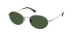 SPORT ανδρικά γυαλιά ηλίου POLO RALPH LAUREN PH3162 931671 Πράσινο του μπουκαλιού με ημιγυαλιστερό ασημί μεταλλικό σκελετό και φακούς σε πράσινο του μπουκαλιού.