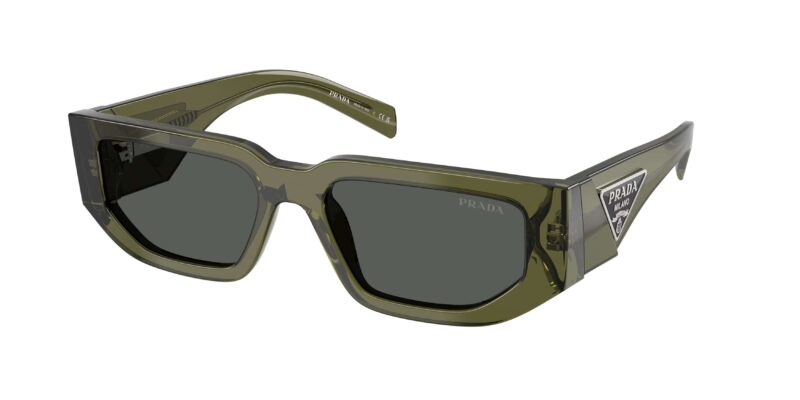 Prada PR 09ZS 25A40L ανδρικά διάφανα ορθογώνια γυαλιά ηλίου