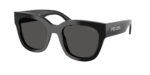 Prada PR C04S 16K08Z γυναικεία μαύρα τετράγωνα γυαλιά ηλίου