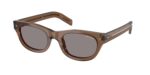 Prada PR C09S 28I03D ανδρικά καφέ cat eye γυαλιά ηλίου