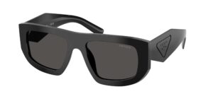 Prada PR D04SU 16K08Z γυναικεία γυαλιά ηλίου μαύρα ακανόνιστα UPC 8056262879795