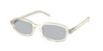 Prada PR D06S 12X40W ανδρικά γυαλιά ηλίου διαφανή σαμπανιζέ με ανοιχτό γκρι φακούς 50mm