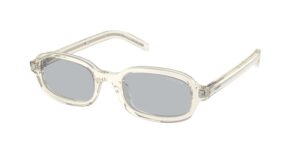 Prada PR D06S 12X40W ανδρικά γυαλιά ηλίου διαφανή σαμπανιζέ με ανοιχτό γκρι φακούς 50mm