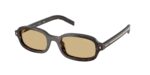 Prada PR D06S 17N70R ανδρικά γυαλιά ηλίου ταρταρούγα με ανοιχτό καφέ φακούς 50mm