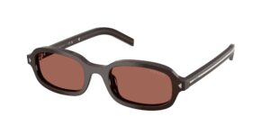 Prada PR D06S 27I20W ανδρικά γυαλιά ηλίου Cigar με καφέ φακούς 50mm