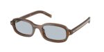 Prada PR D06S 28I30W ανδρικά γυαλιά ηλίου διαφανή γήινα με μπλε γκρι φακούς 50mm