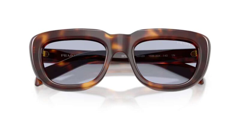 Γυαλιά ηλίου Prada PR D07S 15W30X κλασική ταρταρούγα με Ultravioletta Bio φακό.