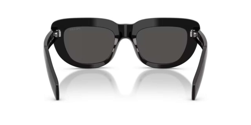 Prada PR D07S 16K08Z γυαλια ηλιου μαύρο σκελετό με σκούρους γκρι φακούς
