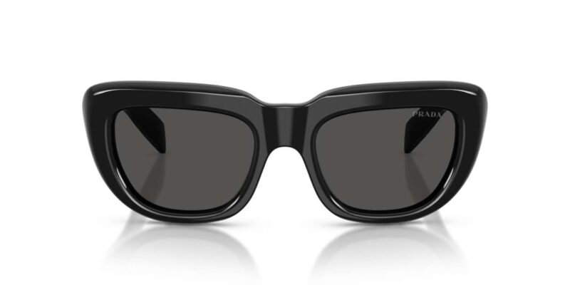 Prada PR D07S 16K08Z γυαλια ηλιου μαύρο σκελετό με σκούρους γκρι φακούς