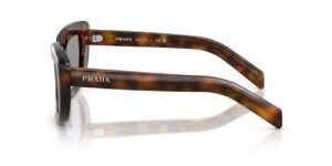 Γυαλιά ηλίου Prada PR D07S 20D50Q σκελετός Juniper Tortoise με γκρι φακό.