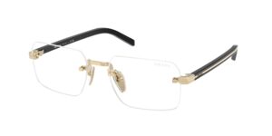 Prada D55S ZVN10W rimless ανδρικά γυαλιά ηλίου με φίλτρο μπλε-βιολετί φωτός