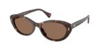 VINTAGE γυναικεία γυαλιά ηλίου RALPH LAUREN RA5350U 500373 με σκούρο havana κοκάλινο σκελετό και καφέ φακούς.