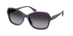 CHIC γυναικεία γυαλιά ηλίου RALPH LAUREN RA5351U 63458G με σκούρο βιολετί κοκάλινο σκελετό και γκρι ντεγκραντέ φακούς.