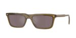 γυναικεία γυαλιά ηλίου VOGUE VO5687S 3260LB με διαφανή πράσινο λαδί κοκκάλινο σκελετό και ροζ με ασημί καθρέφτη πολωτικούς φακούς.