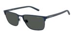 Μοντέρνα ανδρικά γυαλιά ηλίου ARNETTE AN3094 749/87 Hampere με ματ μπλε μεταλλικό σκελετό και σκούρους γκρι φακούς.