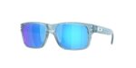 Παιδικά γυαλιά ηλίου OAKLEY OJ9014 901402 Holbrook xxs με διαφανή μπλε ραφ σκελετό και Prizm μπλε του ζαφειριού φακούς.