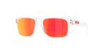 Παιδικά γυαλιά ηλίου OAKLEY OJ9014 901403 Holbrook xxs με διαφανή κοκάλινο σκελετό και Prizm κόκκινους φακούς.