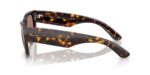 RAY-BAN RB0840S 902/1A Mega wayfarer, unisex γυαλιά ηλίου με Havana κοκάλινο σκελετό και ανοιχτούς βιολετί φακούς.