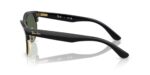 unisex γυαλιά ηλίου RAY-BAN RBR0504S 6677VR Clubmaster Reverse με μαύρο/arista σκελετό και σκούρους πράσινους φακούς.
