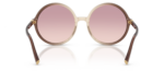 Miu Miu MU B02S 25G40S γυναικεία καφέ στρογγυλά γυαλιά ηλίου
