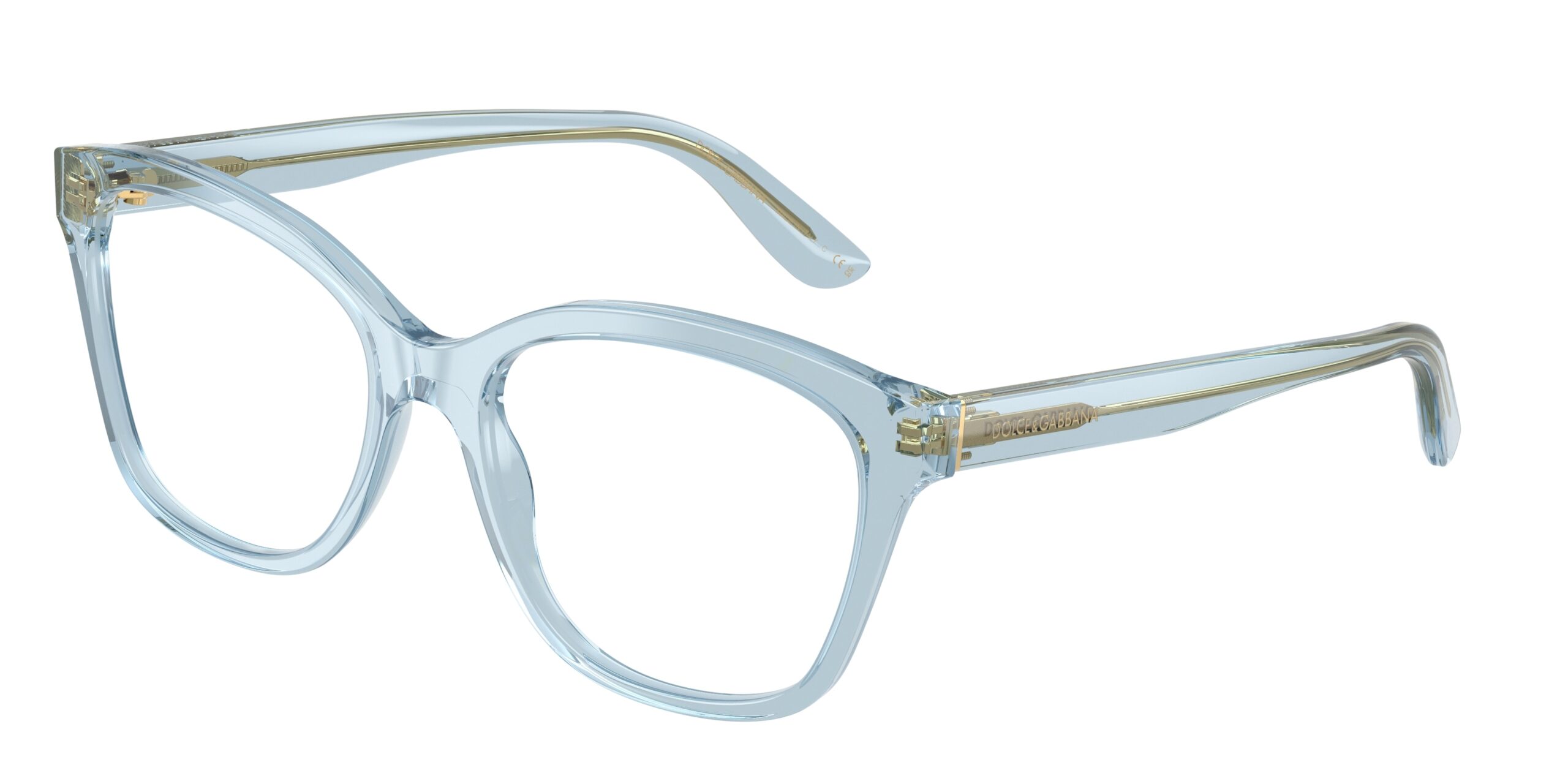 Γυαλιά οράσεως Dolce & Gabbana DG3451 3134 Διαφανές Ανοιχτό Μπλε