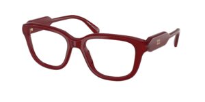 Γυαλιά οράσεως Miu Miu MU 02ZV 21I1O1 Οπάλ Κόκκινο EAN 8056262886878