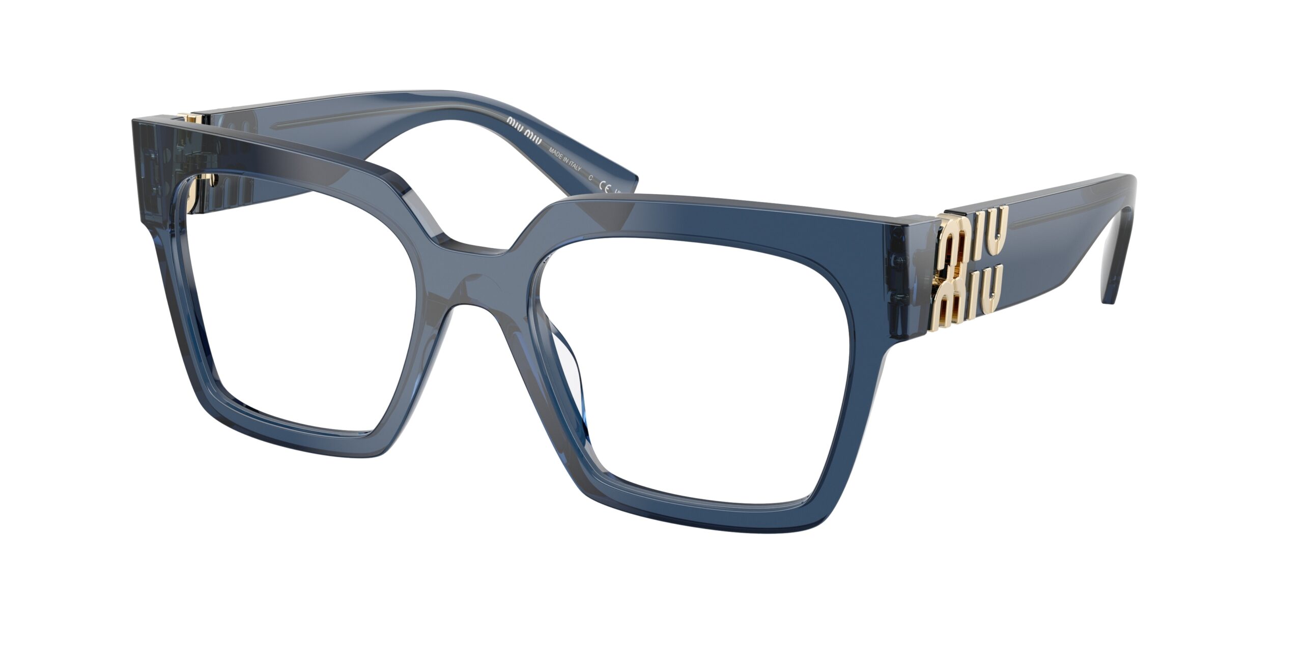Γυαλιά οράσεως Miu Miu MU 04UV 08Q1O1 Διαφανές Μπλε 52 EAN 8056262579466